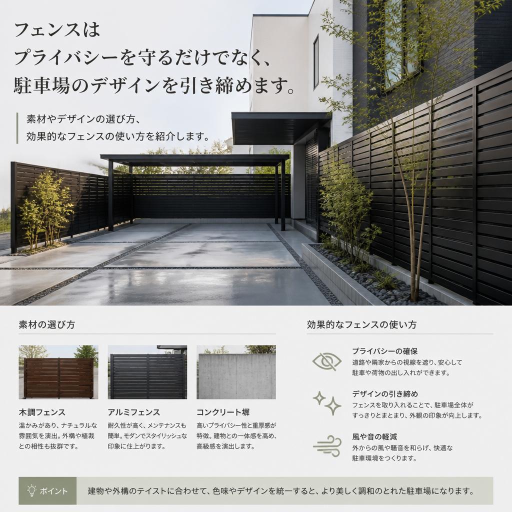 4. フェンスの選び方とその効果