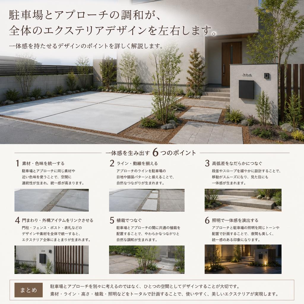 4. 駐車場とアプローチデザインの重要性