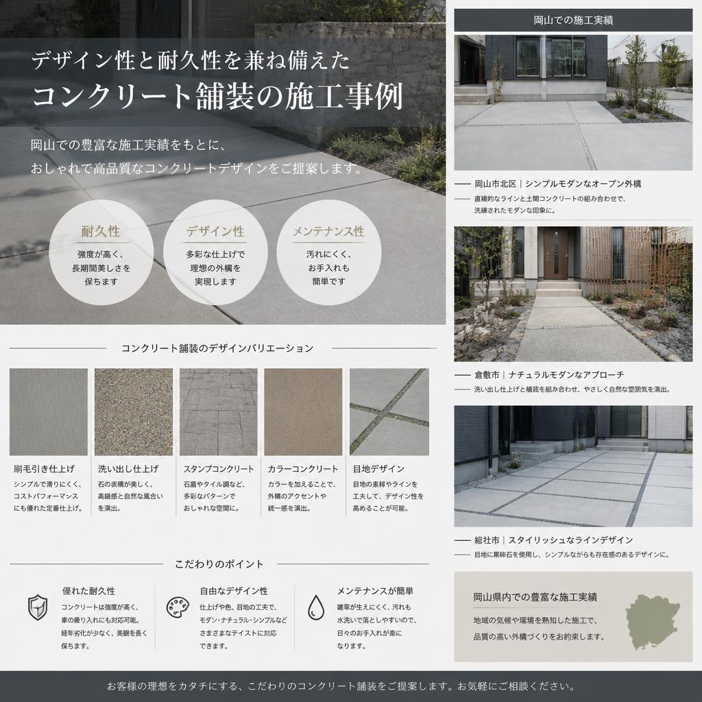 3. コンクリート舗装の魅力と実績