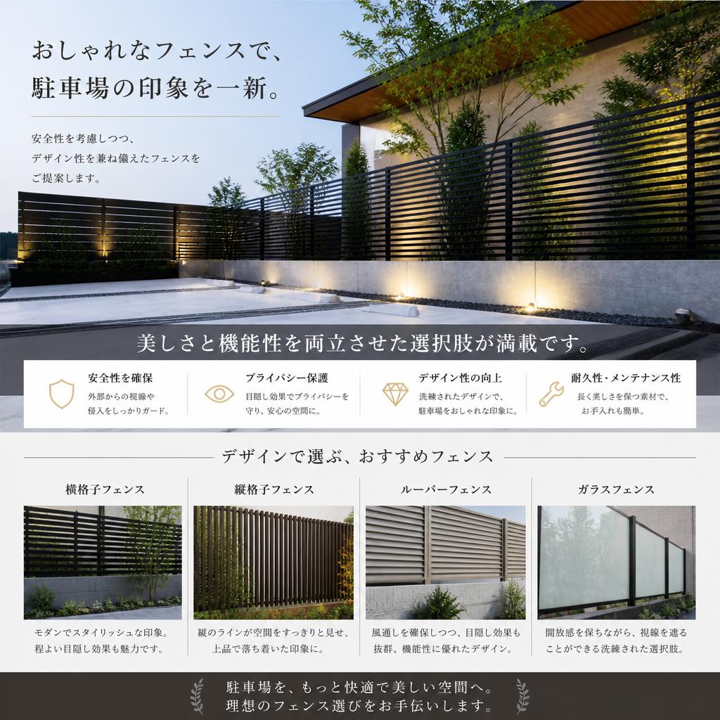 注目のフェンスデザイン